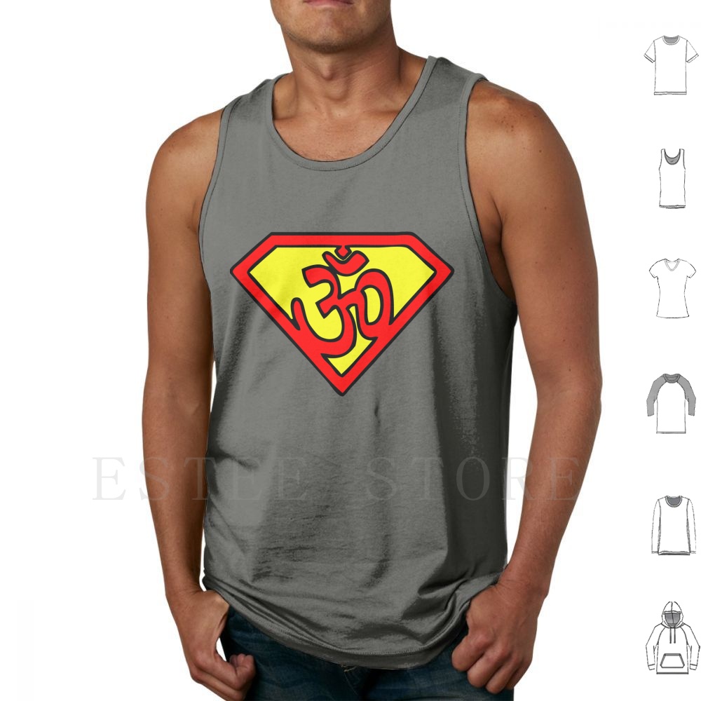 Zen Yoga Fitness - Super Om Symbol เสื้อกล้ามเสื้อกั๊กโยคะ Namaste Om