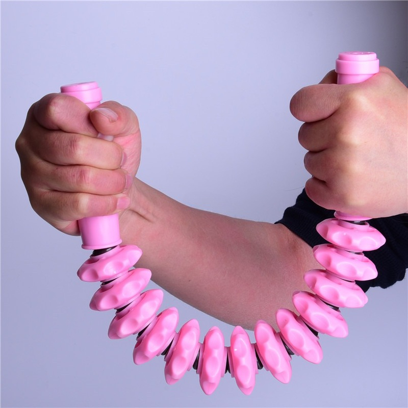 Yoga Fitness Gear - ไม้กดจุดนวดแบบยืดหยุ่น อุปกรณ์โยคะ ฟิตเนส ช่วยผ่อนคลายกล้ามเนื้อ ลูกกลิ้งพกพา สำหรับขา