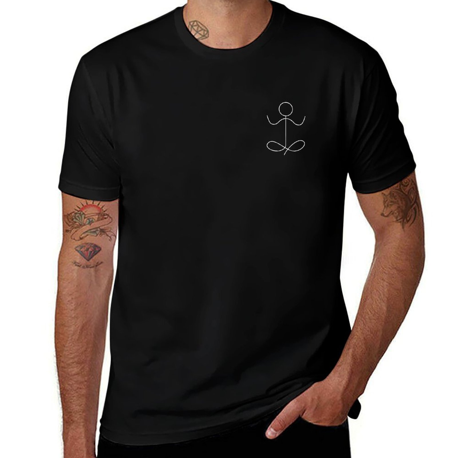 Zen Yoga Fitness - เสื้อยืดโยคะ เซน อินเดีย ฟิตเนส สุขภาพ ลายพิมพ์สตรีทอาร์ต