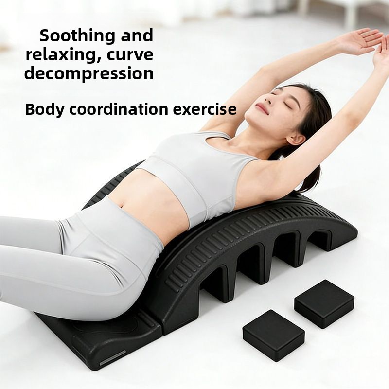 Yoga Fitness Body - อุปกรณ์ปรับปรุงกระดูกสันหลังพิลาทิส, ยืดหลังส่วนเอว, ออกกำลังกายหลังส่วนเอว, อุปกรณ์โยคะ, เครื่องบริหารหลัง, ฟิตเนสและสร้างกล้ามเนื้อ