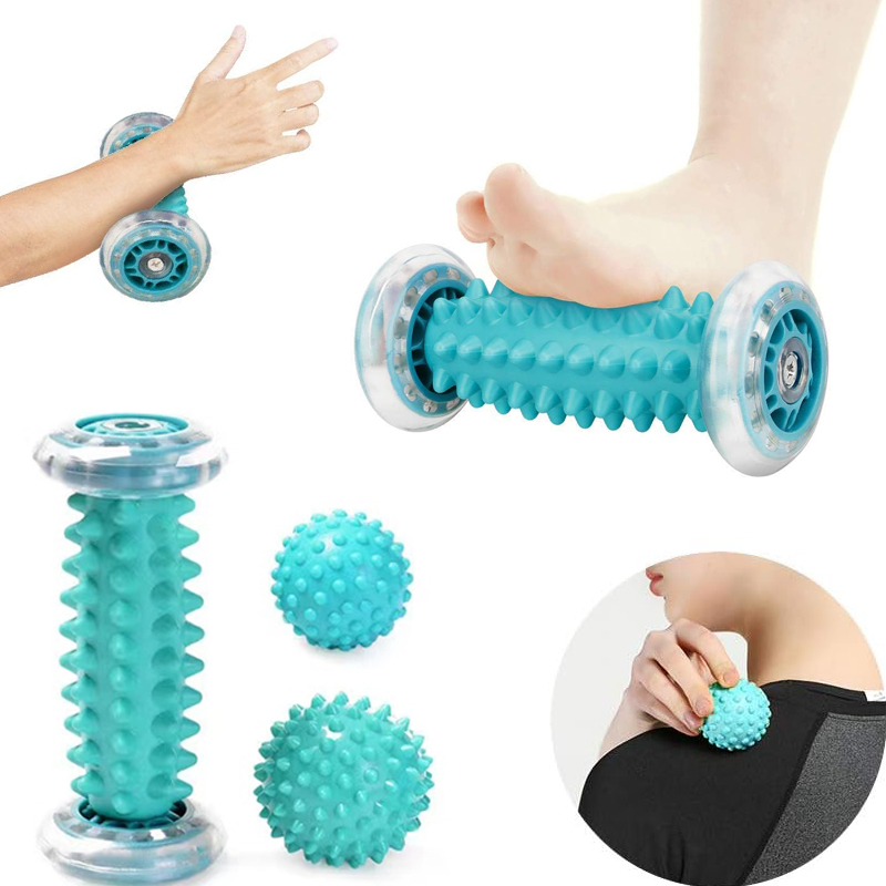 เครื่องนวดเท้า ลูกกลิ้งนวด ลูก - Yoga Fitness Wheel บทวิจารณ์และราคา