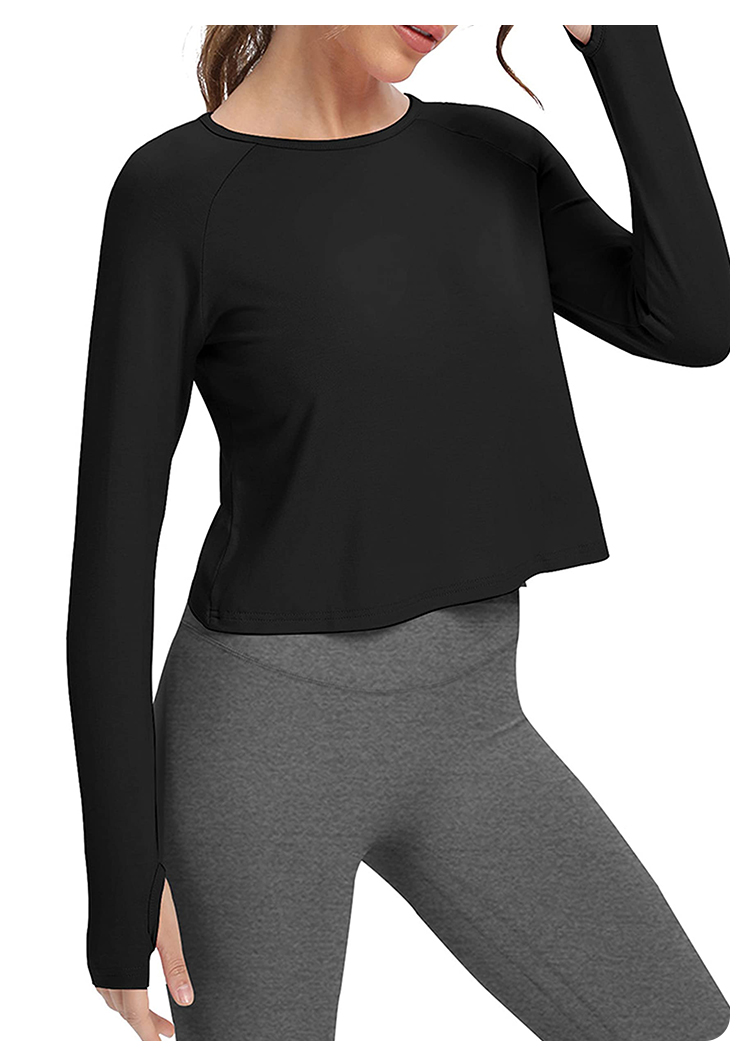 เสื้อกีฬาแขนยาวสำหรับผู้หญิง แ - Yoga & Fitness Center บทวิจารณ์และราคา