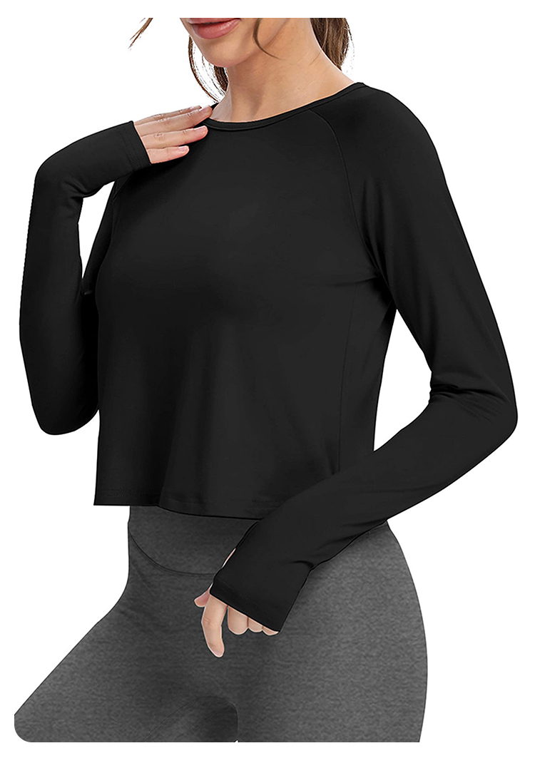 เสื้อกีฬาแขนยาวสำหรับผู้หญิง แ - Yoga & Fitness Center บทวิจารณ์และราคา