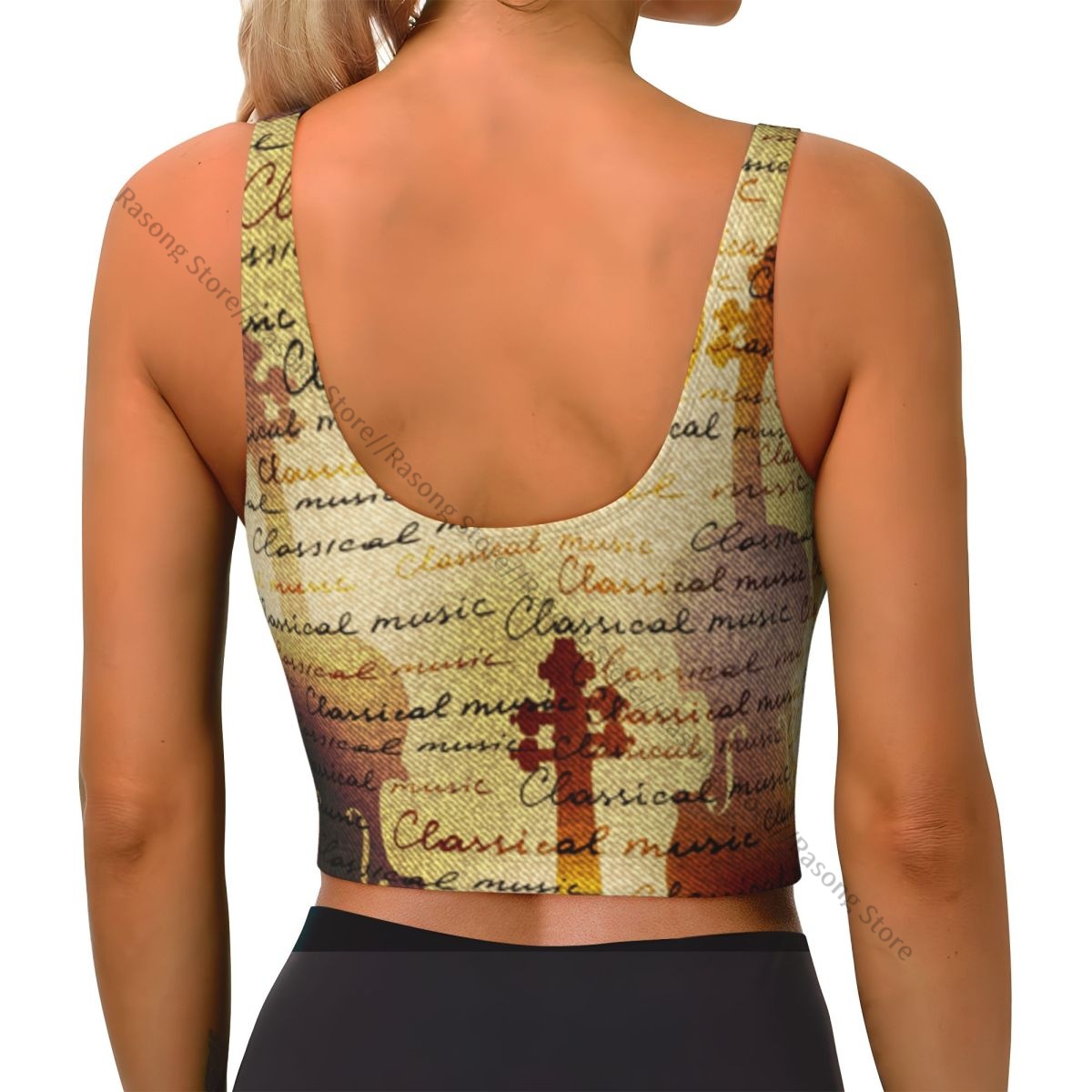 เสื้อชั้นในกีฬาสำหรับผู้หญิง ว - Yoga Fitness Images บทวิจารณ์และราคา