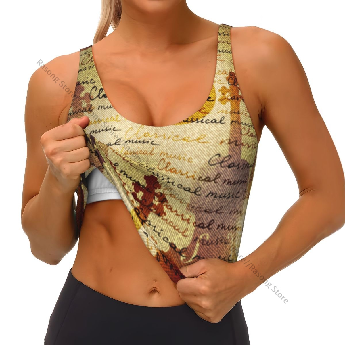 เสื้อชั้นในกีฬาสำหรับผู้หญิง ว - Yoga Fitness Images บทวิจารณ์และราคา