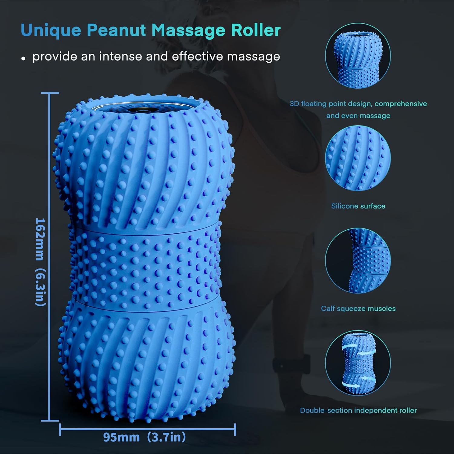 ลูกบอลนวดถั่วลิสงสั่นสะเทือน 2 - Yoga Fitness Wheel บทวิจารณ์และราคา