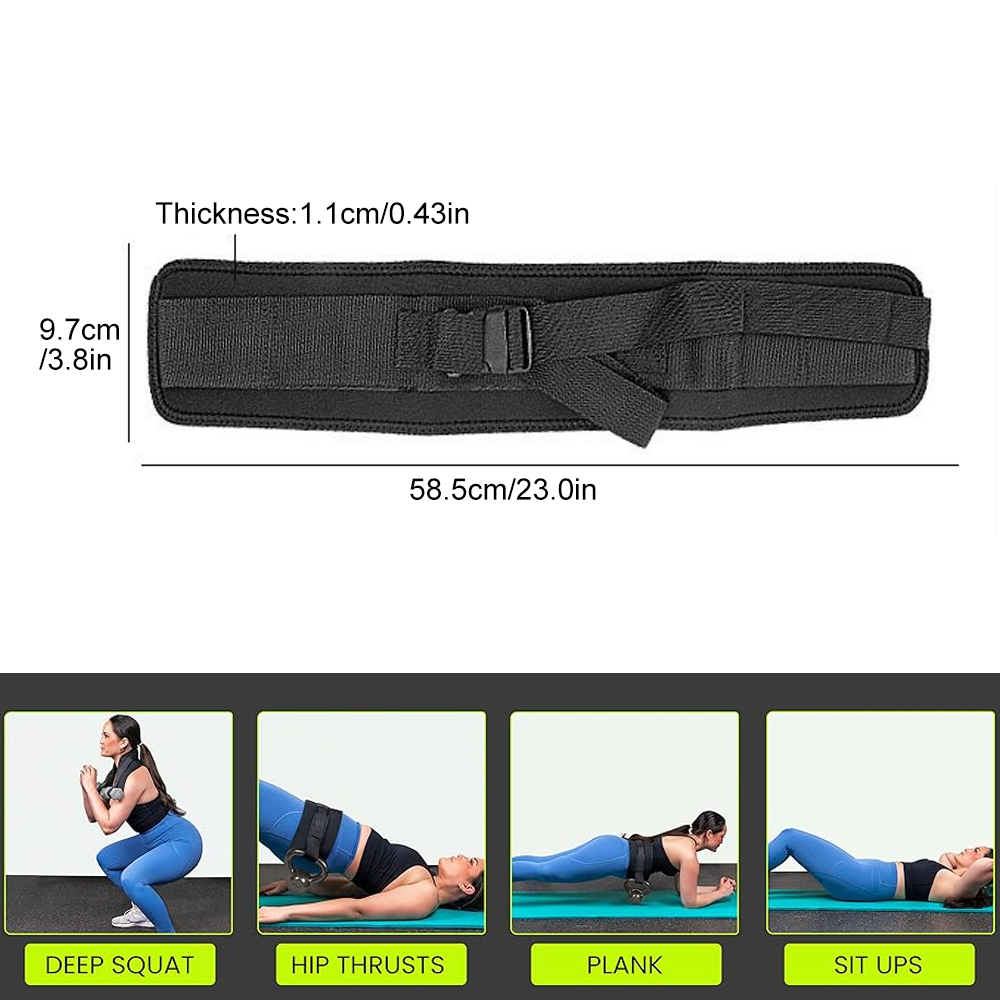 เข็มขัดยกสะโพกสำหรับกล้ามเนื้อ - Hip Thrust Pad บทวิจารณ์และราคา