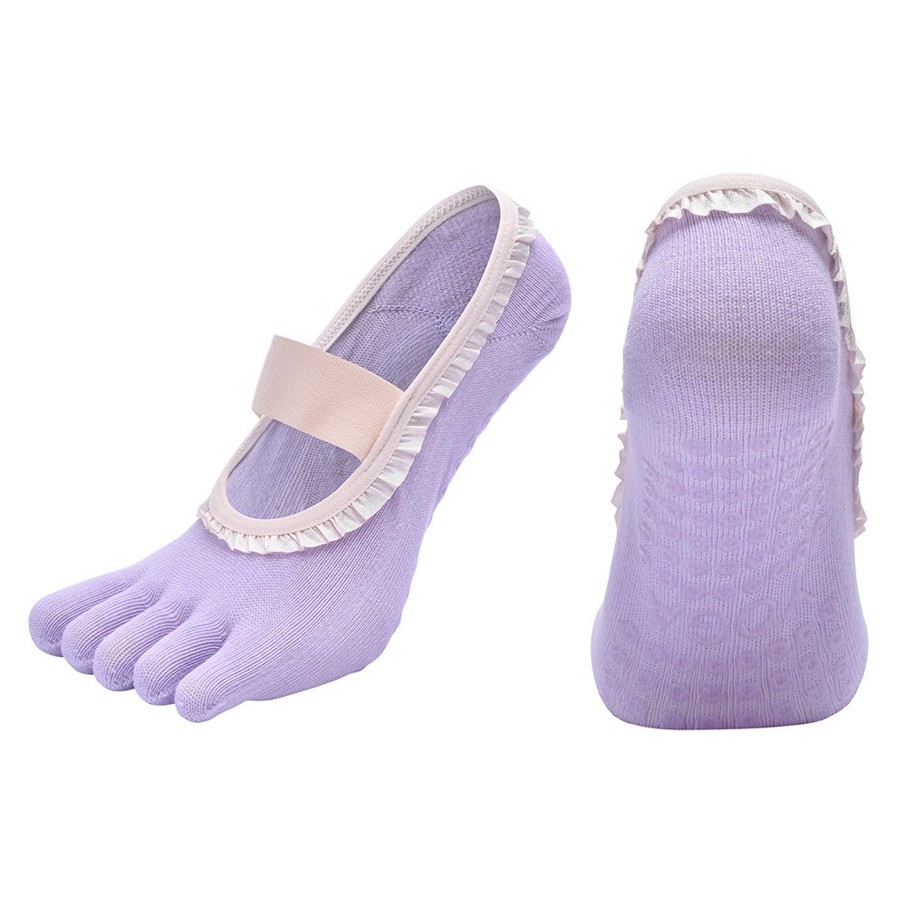 ถุงเท้าโยคะกันลื่นแบบสร้างสรรค - Yoga Fitness Class บทวิจารณ์และราคา