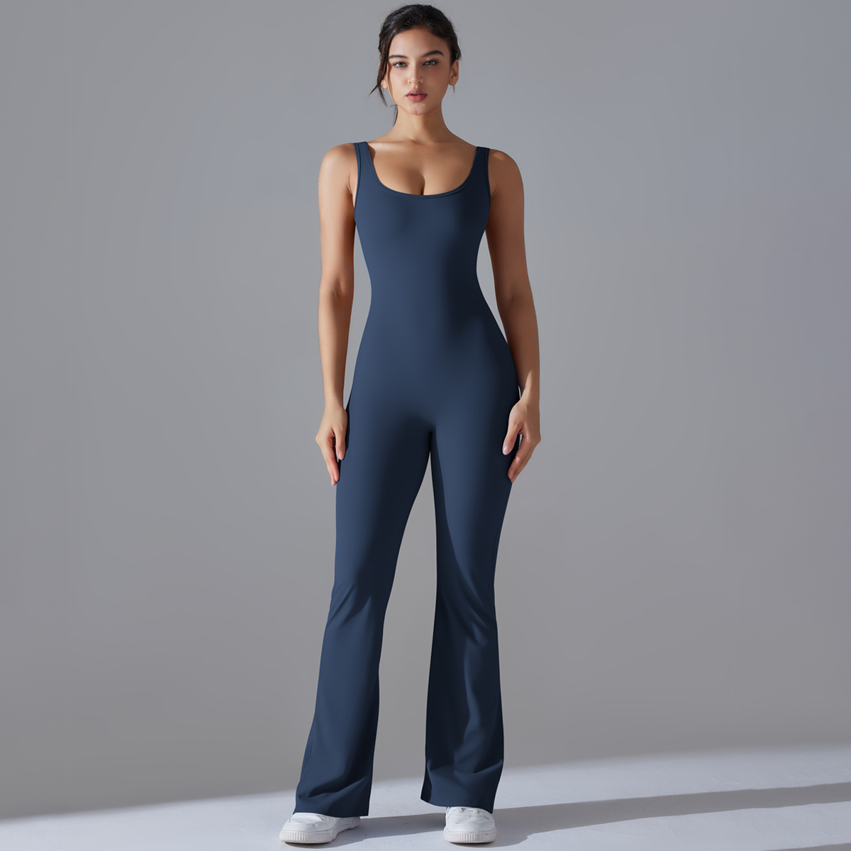 เซ็กซี่กลับ V Jumpsuit GYM ชุด - Yoga Và Fitness บทวิจารณ์และราคา