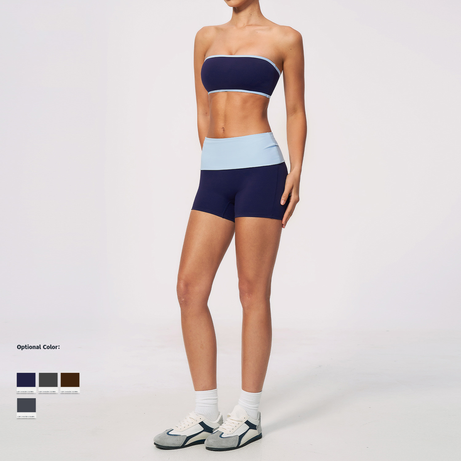 ชุดออกกำลังกายผู้หญิงแบบสองชิ้ - Yoga Và Fitness บทวิจารณ์และราคา