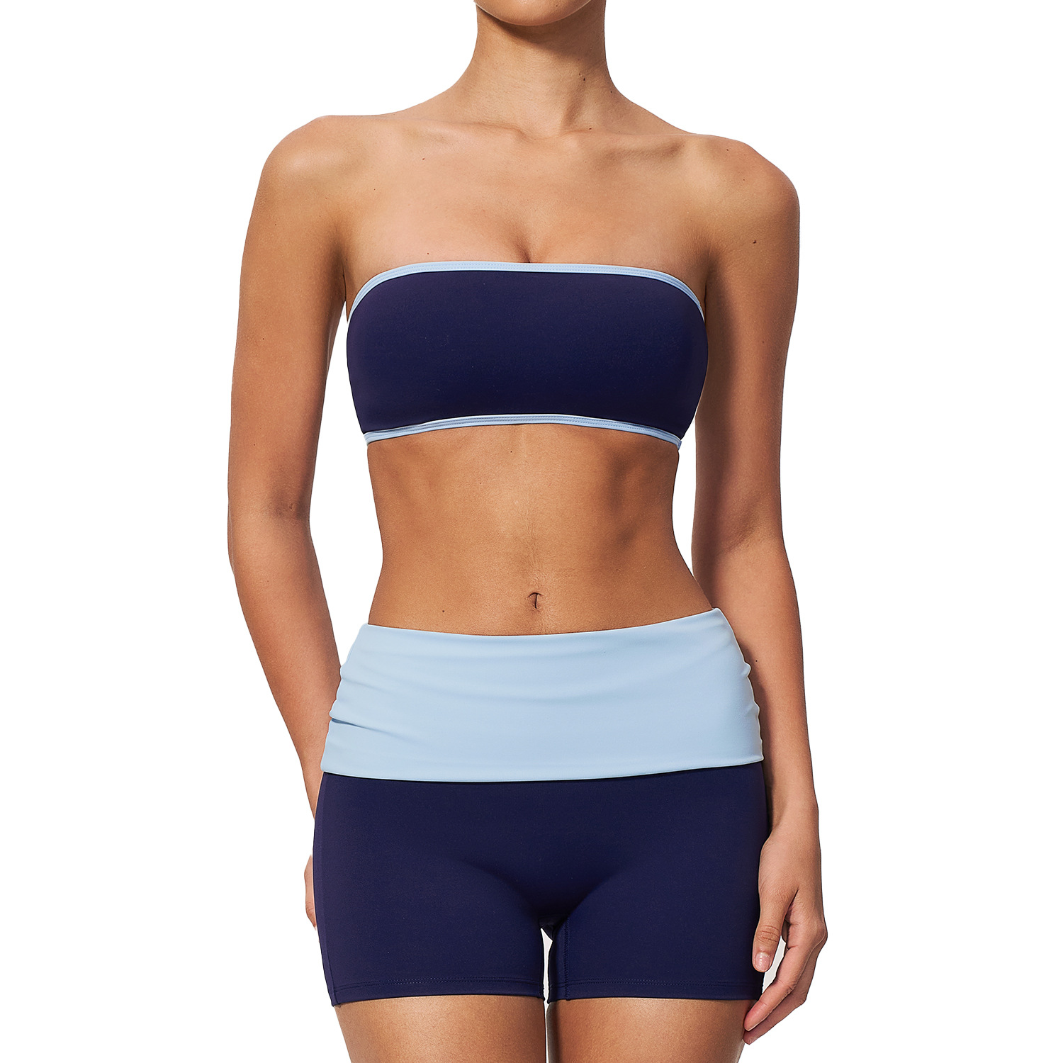 ชุดออกกำลังกายผู้หญิงแบบสองชิ้ - Yoga Và Fitness บทวิจารณ์และราคา