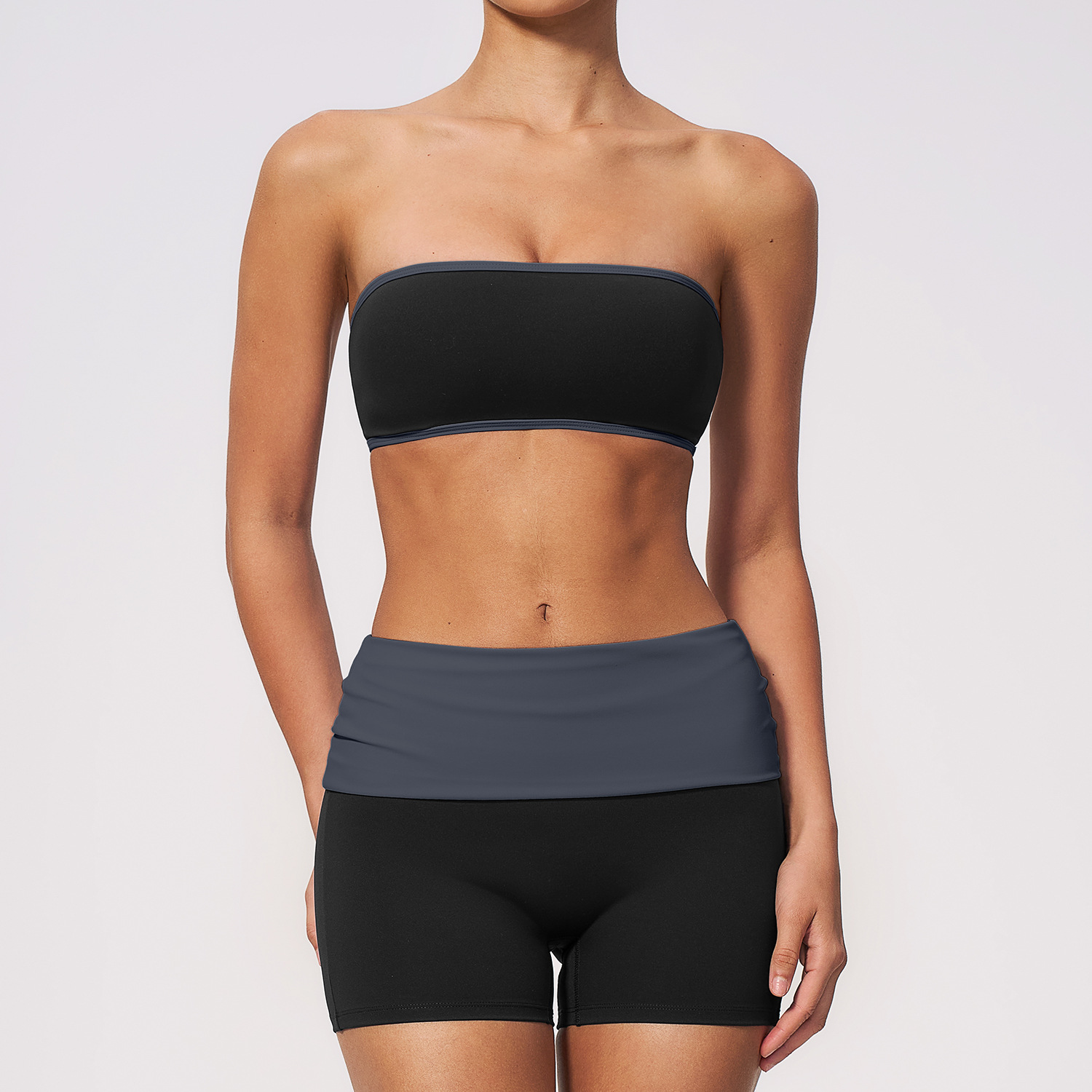 ชุดออกกำลังกายผู้หญิงแบบสองชิ้ - Yoga Và Fitness บทวิจารณ์และราคา
