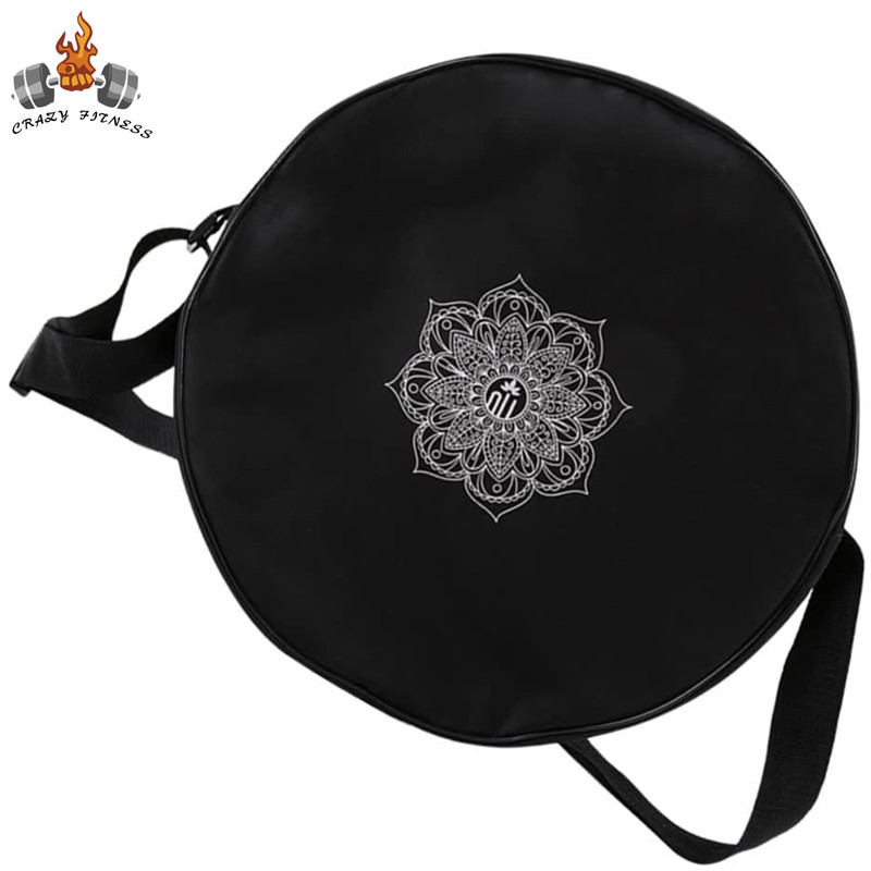 กระเป๋าล้อโยคะไนลอนสีดําดอกไม้ - Yoga Fitness Wheel บทวิจารณ์และราคา