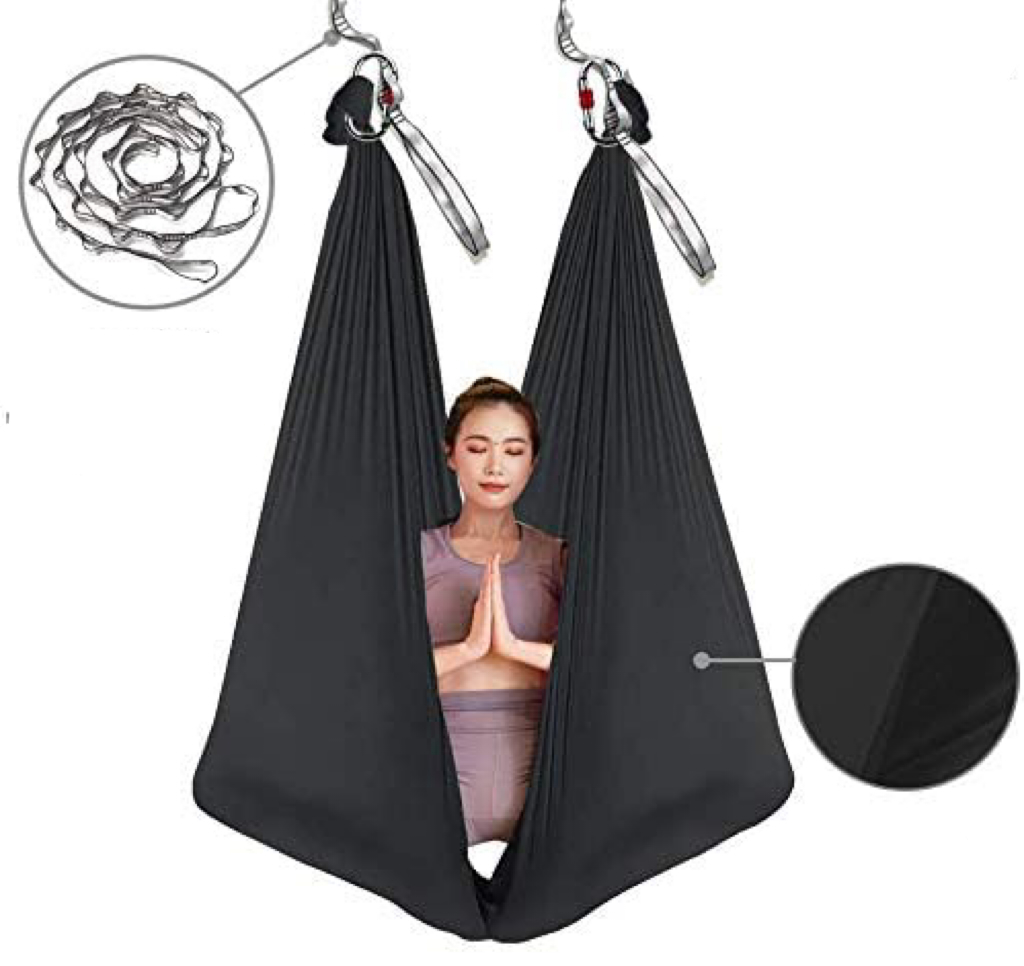 เปลญวนโยคะอากาศแบบพรีเมียม 8 เ - Yoga Swing Aerial บทวิจารณ์และราคา
