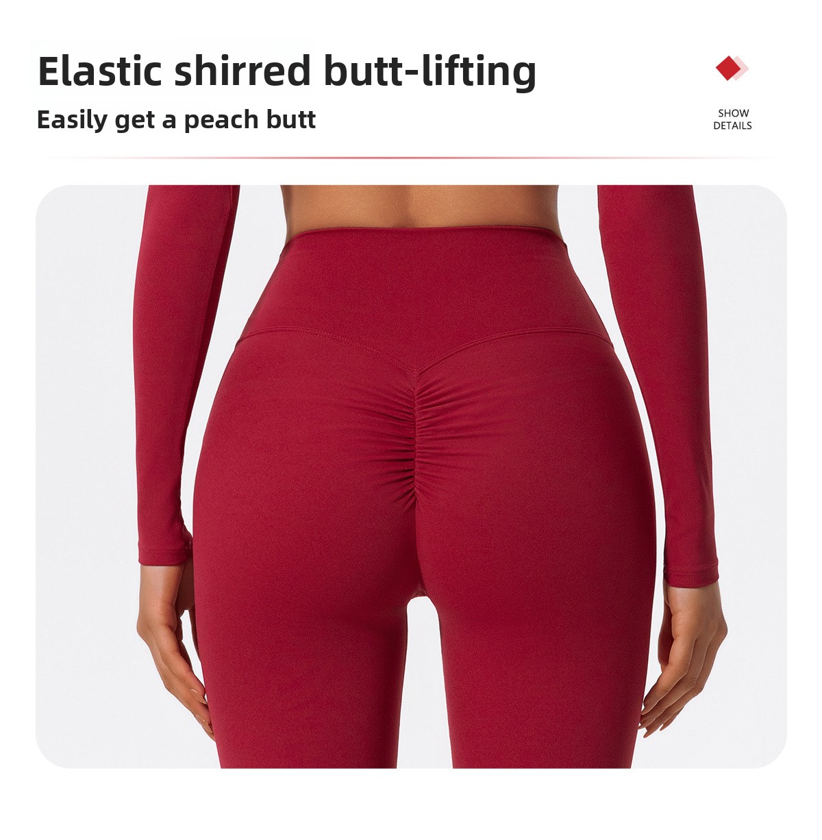 เลกกิ้งโยคะเอวสูง ยกสะโพก ระบา - Yoga Fitness Leggings บทวิจารณ์และราคา