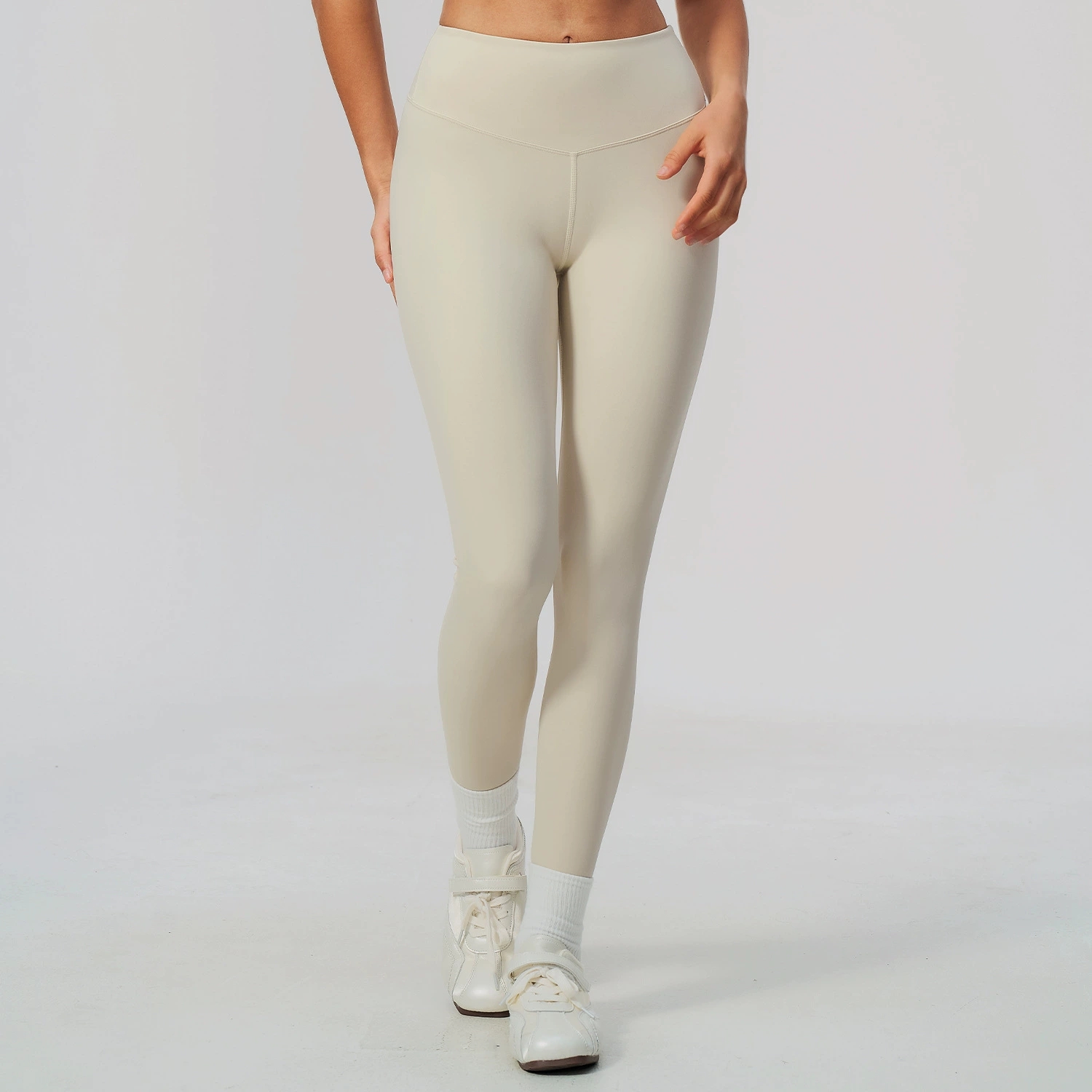 กางเกงโยคะสีพื้นสำหรับผู้หญิง  - Yoga Fitness Leggings บทวิจารณ์และราคา