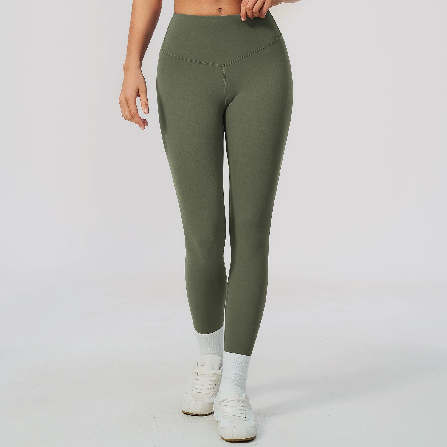 กางเกงโยคะสีพื้นสำหรับผู้หญิง  - Yoga Fitness Leggings บทวิจารณ์และราคา