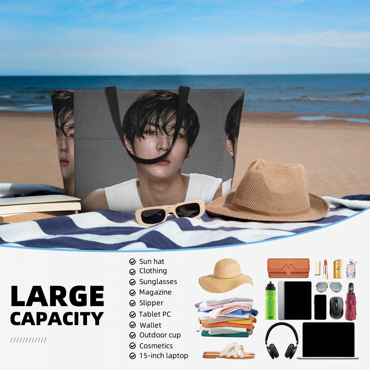 จุงวอน เอน เคป๊อป บีช โทท แบ็ก - Yoga En Fitness บทวิจารณ์และราคา