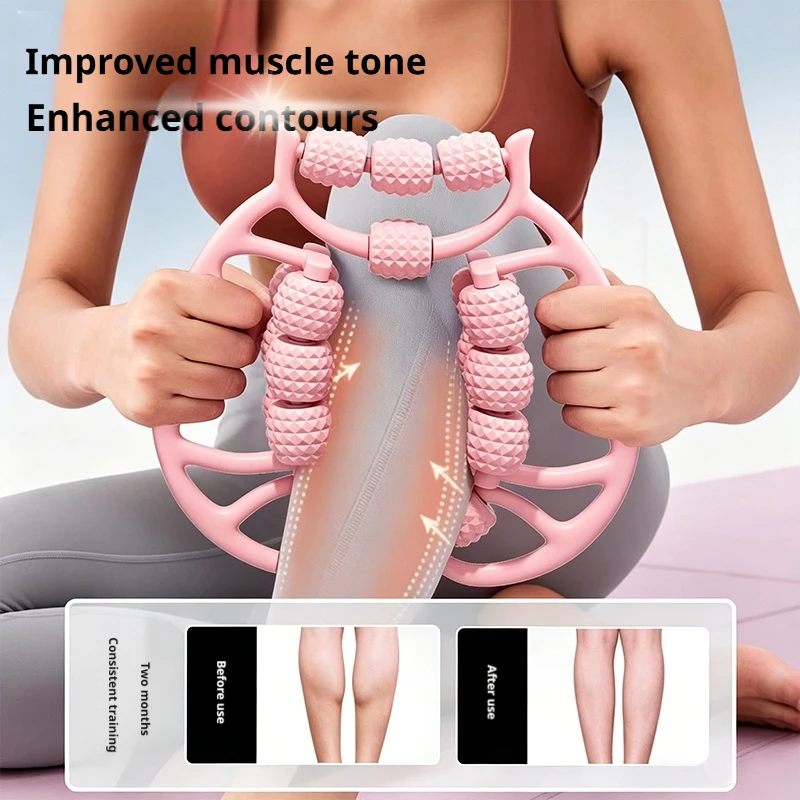 เครื่องนวดขา 18 ล้อ แบบวงแหวนส - Yoga Fitness Wheel บทวิจารณ์และราคา