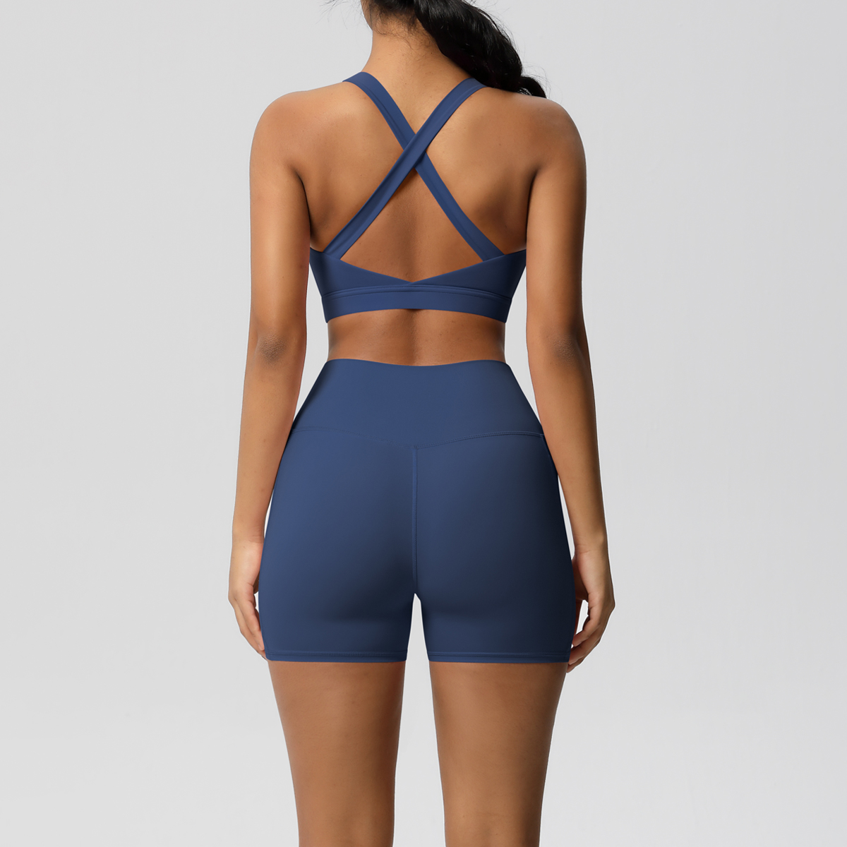 2PCS กีฬา Pocketed ชุดโยคะเสื้ - Yoga Fitness Leggings บทวิจารณ์และราคา