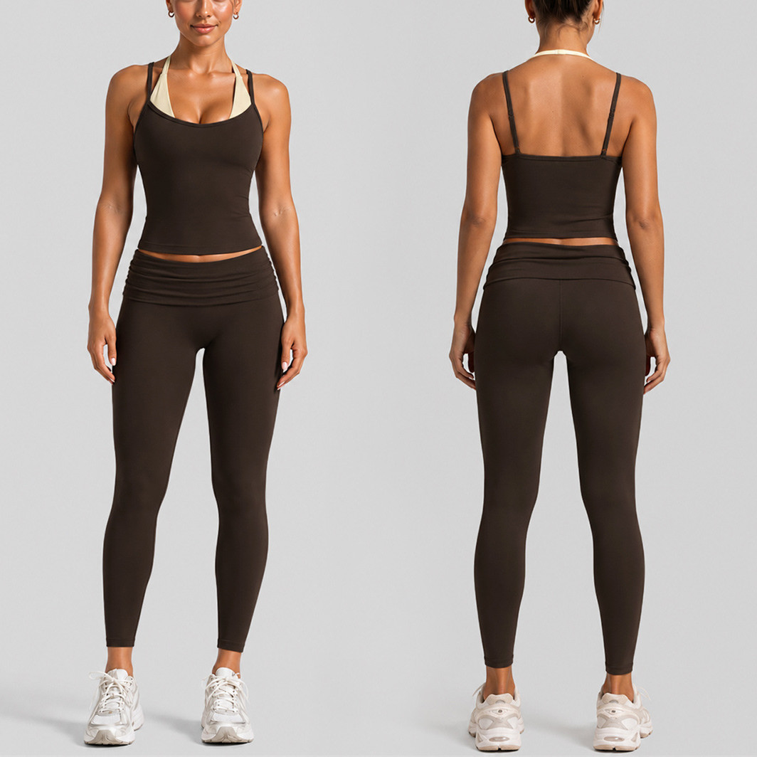 เสื้อชั้นในโยคะแบบมีฟองน้ำสำหร - Yoga Fitness Leggings บทวิจารณ์และราคา