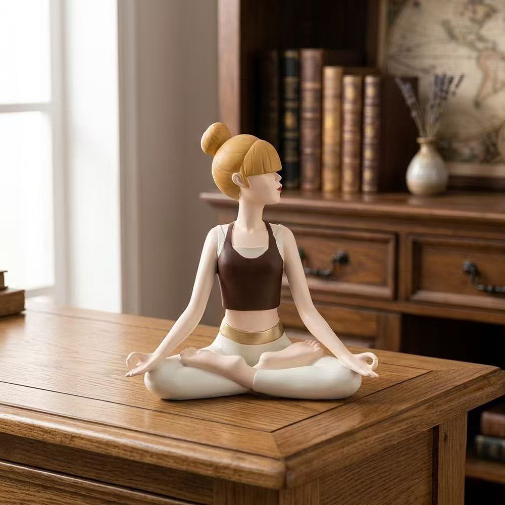 รูปปั้นสาวโยคะ, งานฝีมือเรซิ่น - Zen Yoga Fitness บทวิจารณ์และราคา